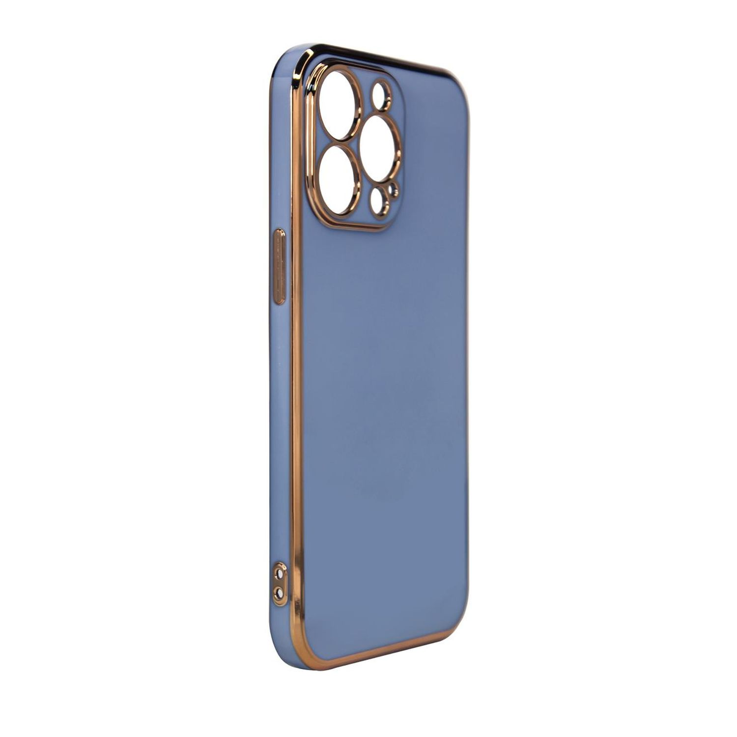 COFI Backcover, Color Apple, Blau-Gold Case, 13 iPhone Pro, Lighting