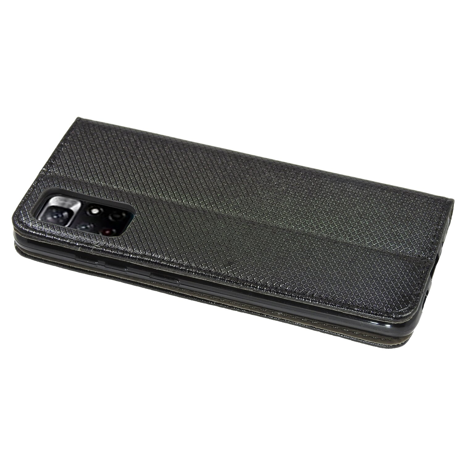 COFI Smart Magnet Tasche, Bookcover, Schwarz 5G, Redmi 11T Note Xiaomi