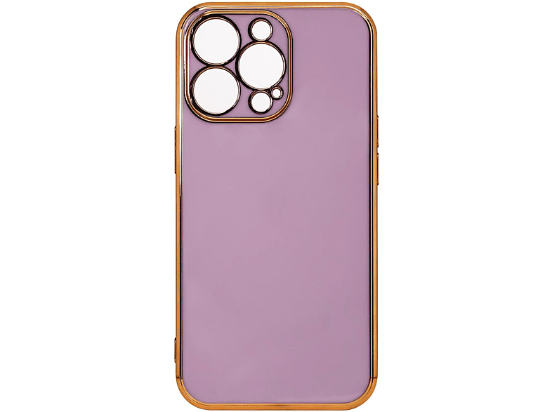 COFI Lighting Color Case, Backcover, Apple, iPhone 13 Pro Max, Lila-Gold