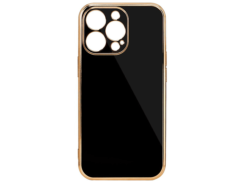 COFI Lighting Color Case, Backcover, Apple, iPhone 13 Pro, Schwarz-Gold