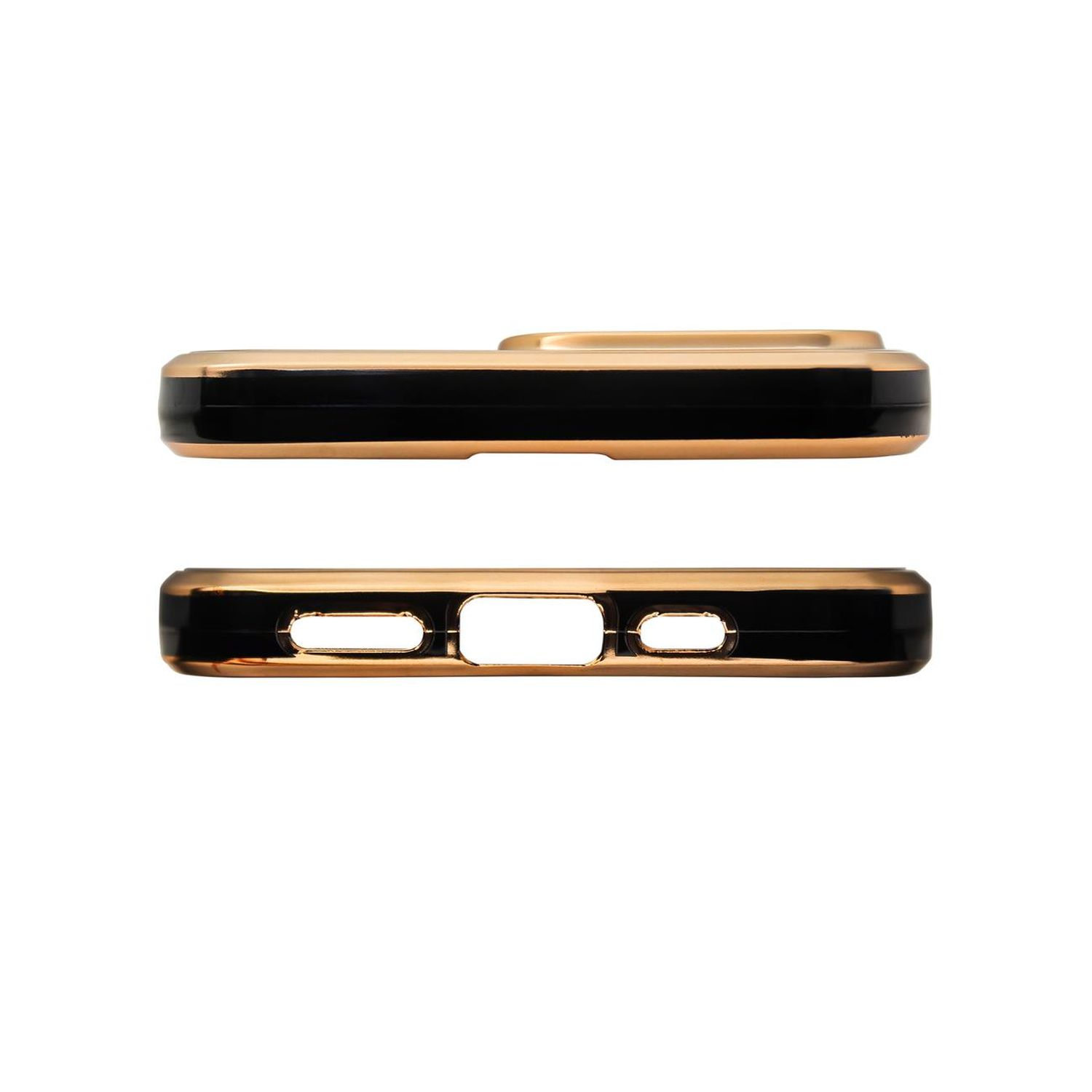 Case, Pro, Backcover, Lighting iPhone Schwarz-Gold Apple, COFI Color 13