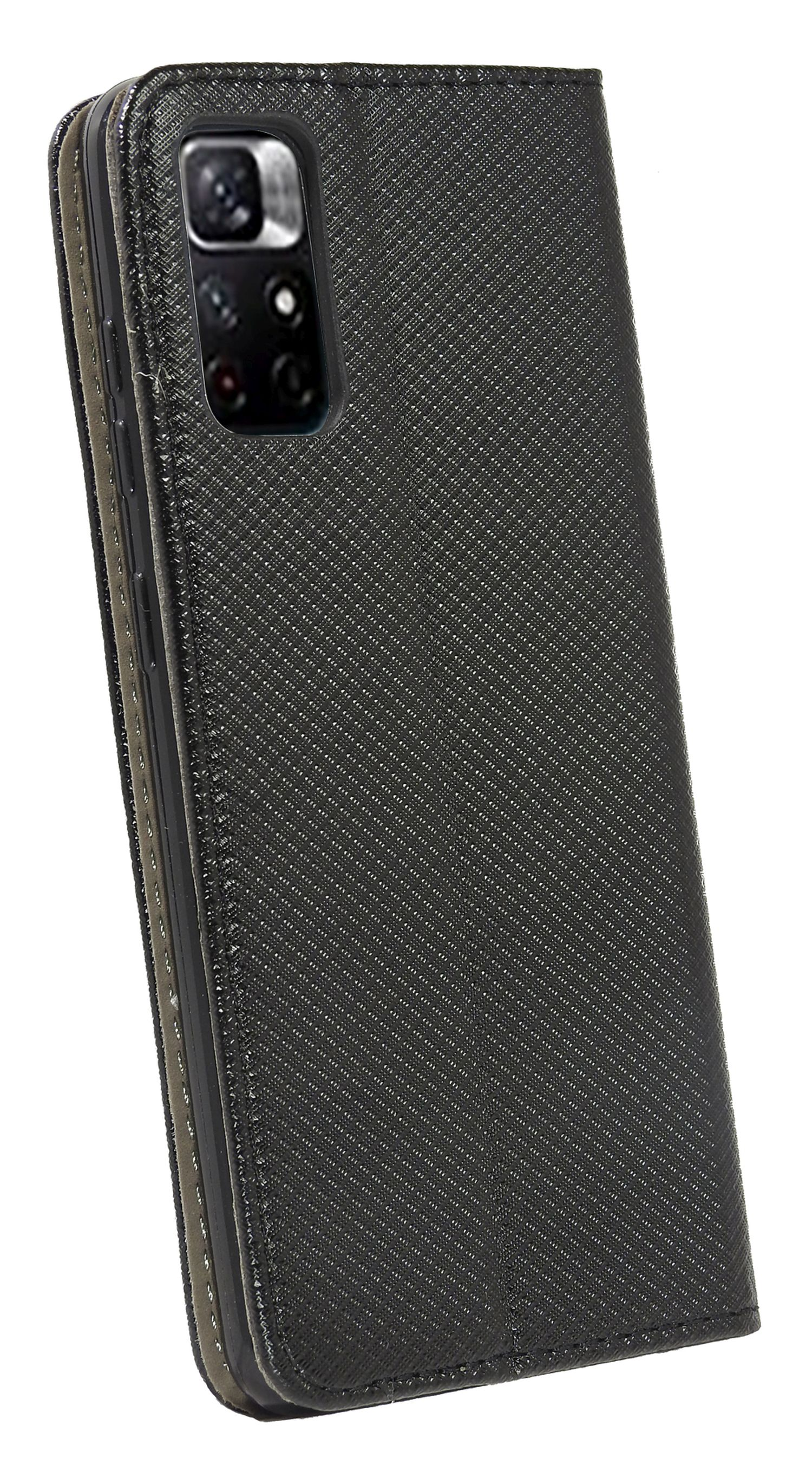 COFI Smart Magnet Tasche, Bookcover, Redmi Note Xiaomi, Schwarz 11T 5G