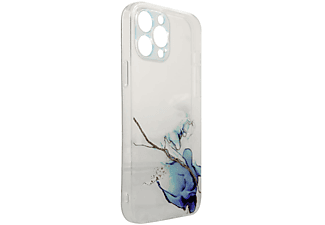 COFI Marble Marmormuster, Backcover, Apple, iPhone 13 Pro Max, Blau