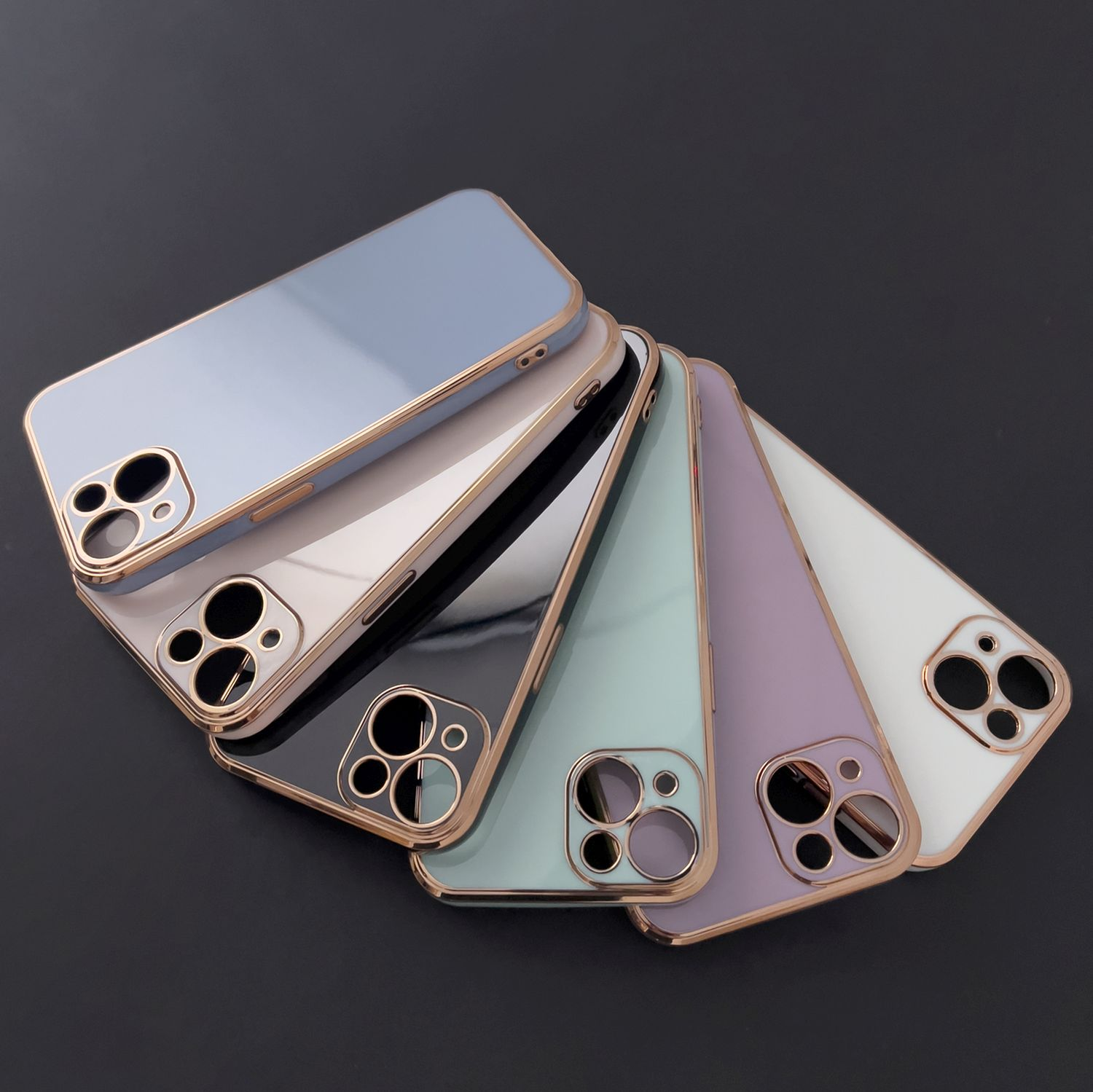 COFI Lighting 13 Pink-Gold Color Apple, Backcover, Pro, Case, iPhone