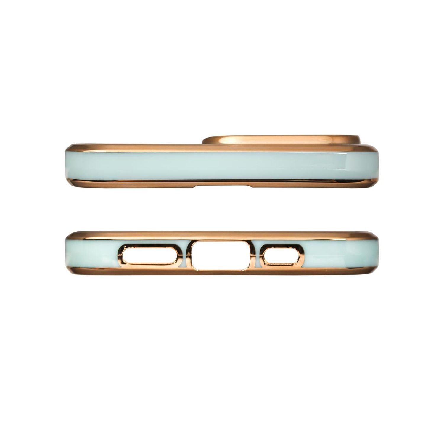 Color 13 Apple, Backcover, Mintgrün-Gold COFI Max, iPhone Pro Lighting Case,
