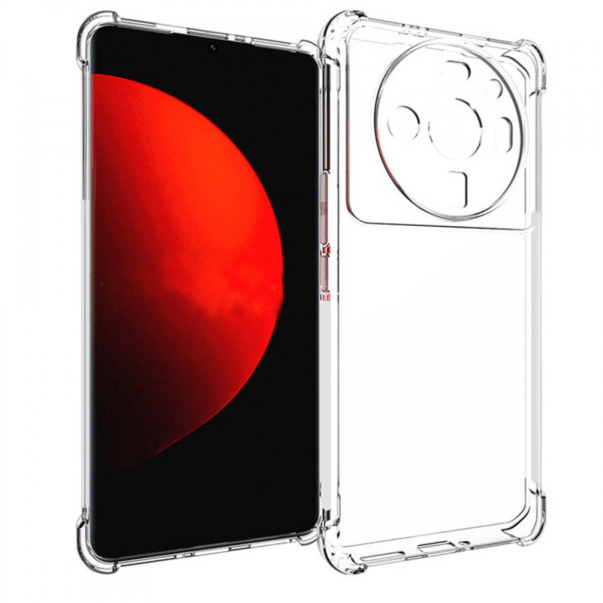 CASEONLINE Shockproof, Backcover, Xiaomi, 12S Ultra, Transparent