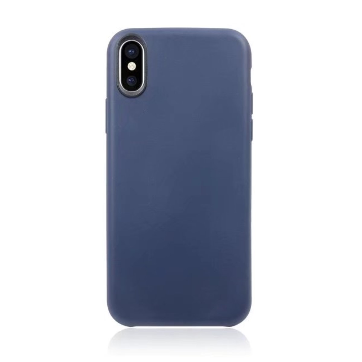 iPhone Silikon, Backcover, X, COVERKINGZ aus Blau Handycase Apple,