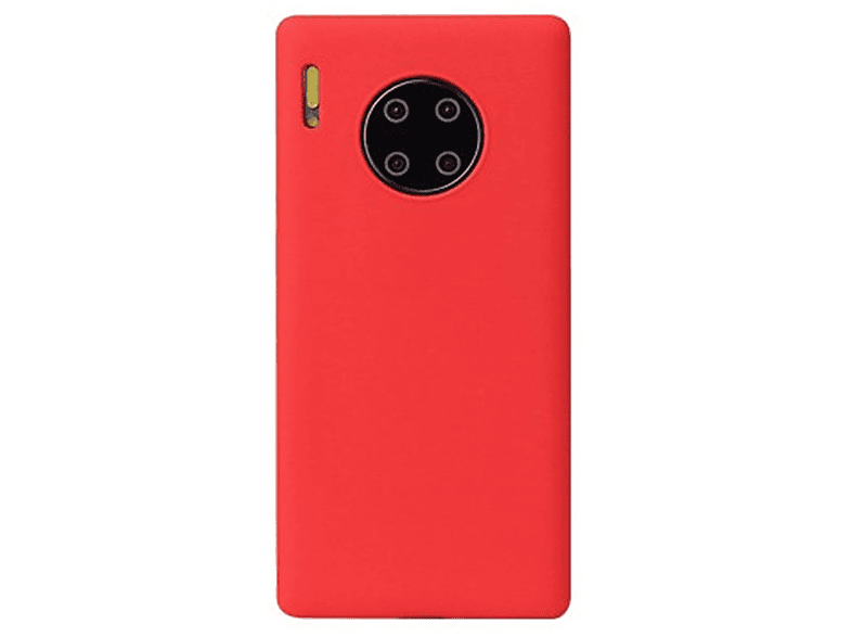 COVERKINGZ Handycase aus Mate 30 Backcover, Huawei, Pro, Silikon, Rot