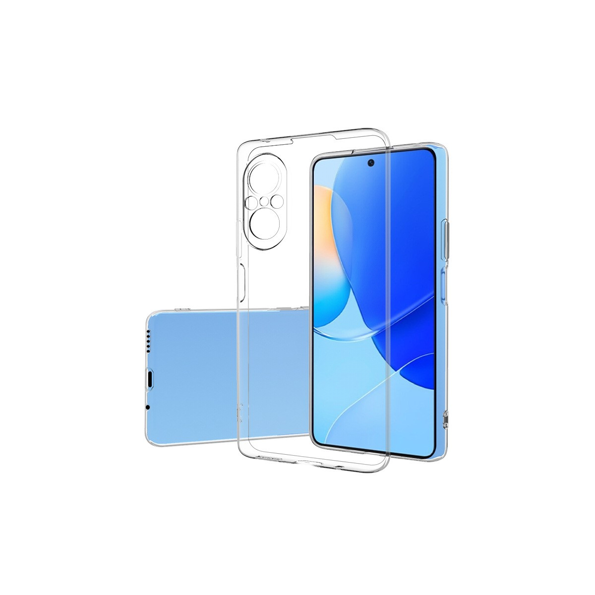 COVERKINGZ Handyhülle Case Ultra dünn, Nova Transparent SE, 9 Backcover, Huawei