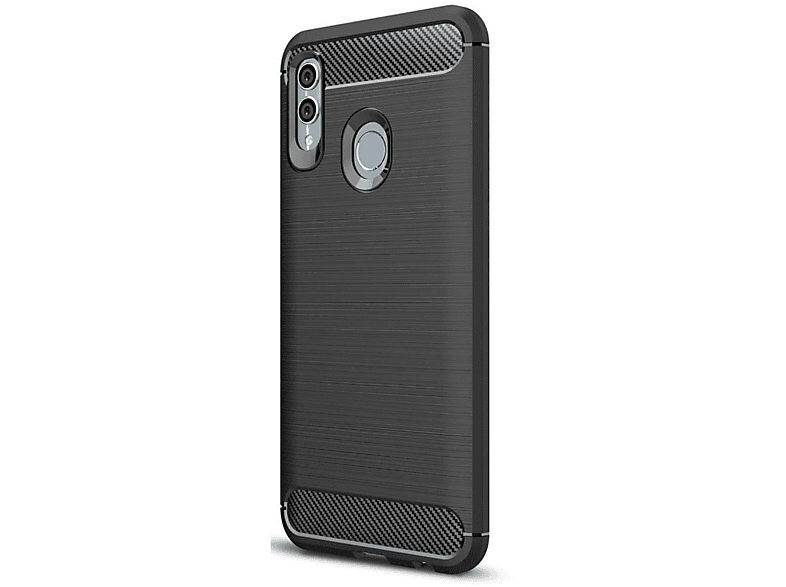 COVERKINGZ Handycase im Carbon Look, Backcover, Honor, P Smart 2019 / 10 Lite, schwarz