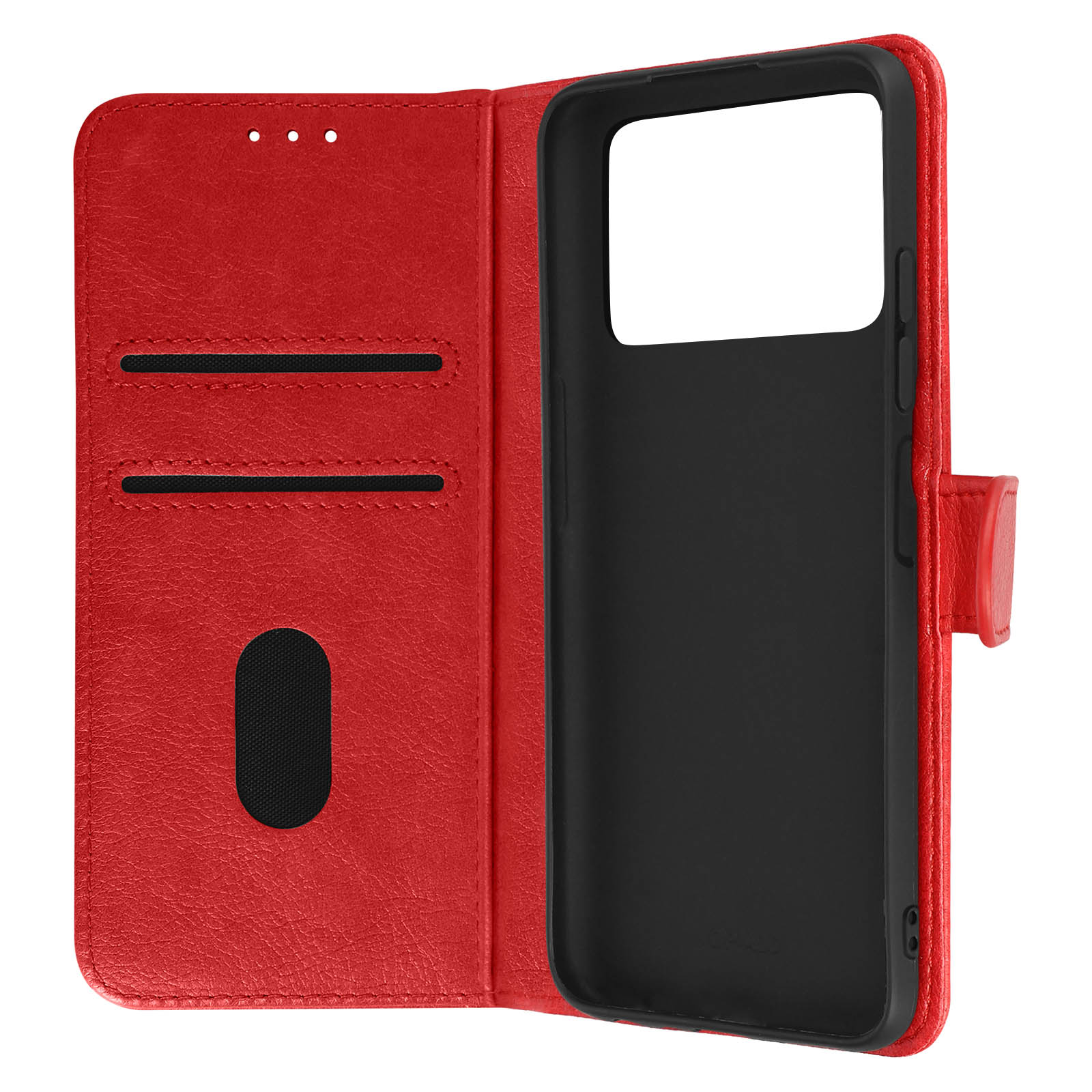 AVIZAR Chesterfield Series, Bookcover, Xiaomi, Note Redmi 5G, Rot 11S