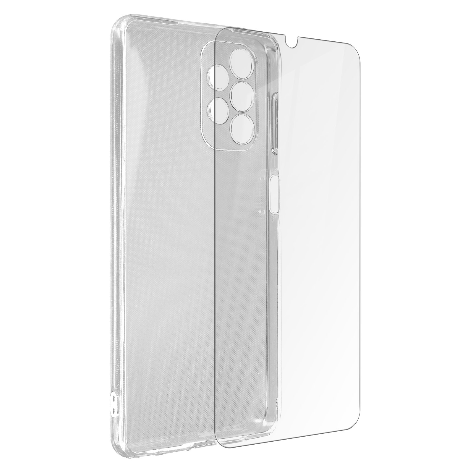 Set Samsung, AVIZAR Series, A13, Transparent Backcover, Galaxy