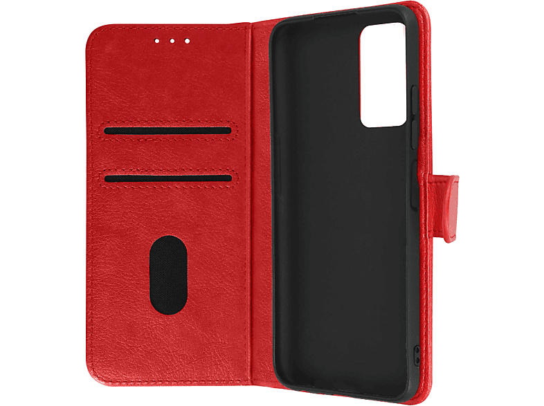 AVIZAR Chester Series, Bookcover, Xiaomi, Redmi Note 11 Pro 5G, Rot