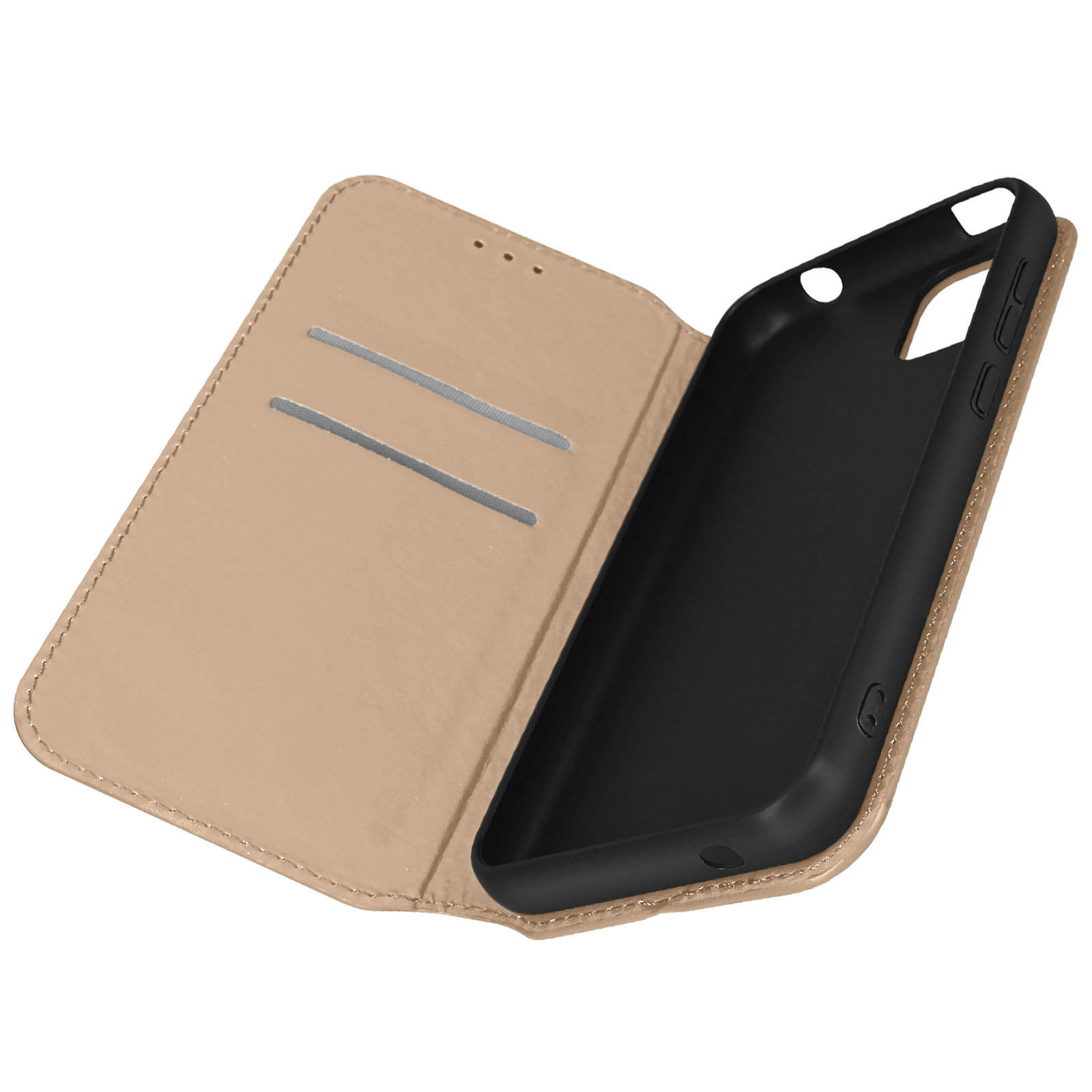 AVIZAR Classic Edition, Y52, Bookcover, Wiko Gold Wiko, mit Backcover Series, Magnetklappe