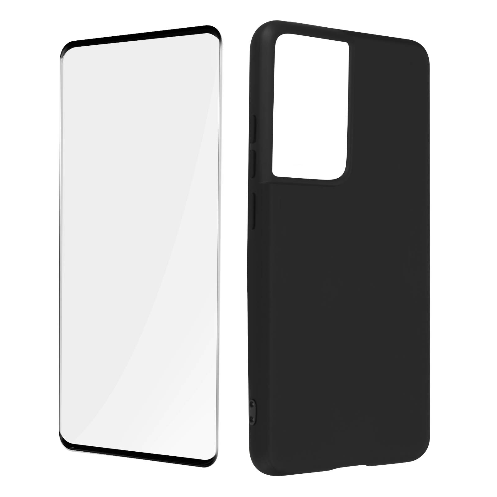 Samsung, Black AVIZAR Galaxy Ultra, Series, Schwarz Pack Backcover, S21