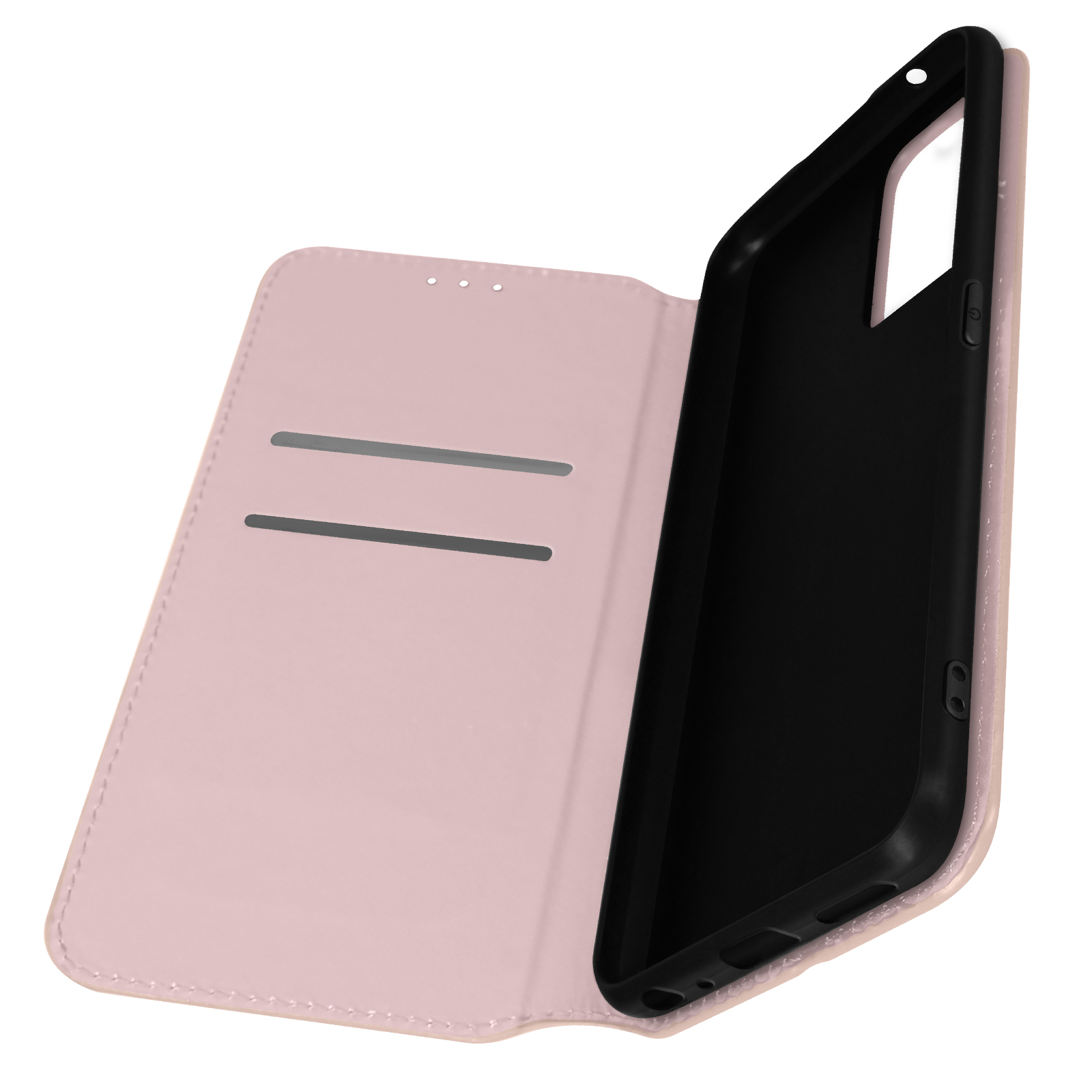 Backcover Find AVIZAR Magnetklappe mit Rosegold Series, lite, Bookcover, Oppo, X5 Classic Edition,