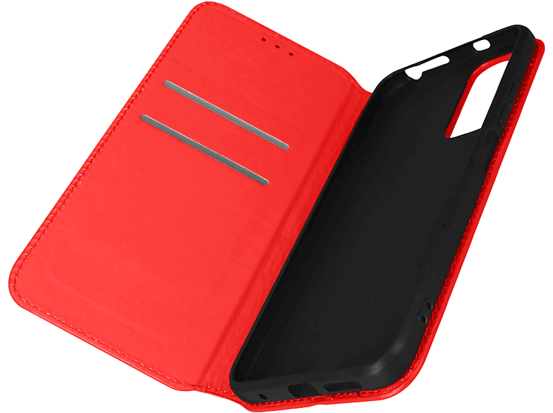 AVIZAR Elec Series, Bookcover, Xiaomi, Redmi Note 11 Pro 5G, Rot