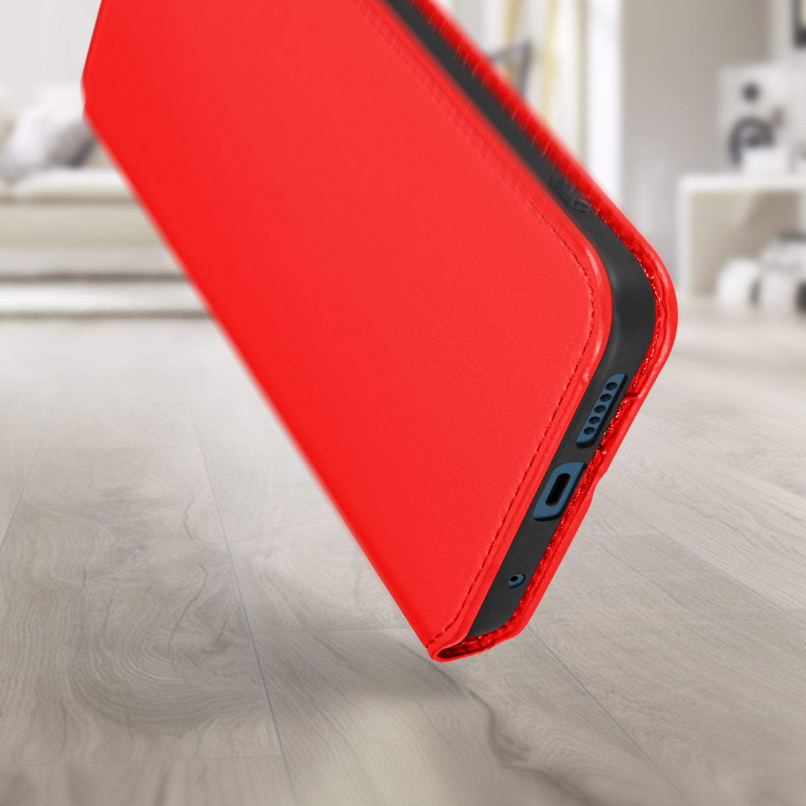 AVIZAR Elec Series, Note Redmi Xiaomi, Bookcover, Rot 5G, 11 Pro
