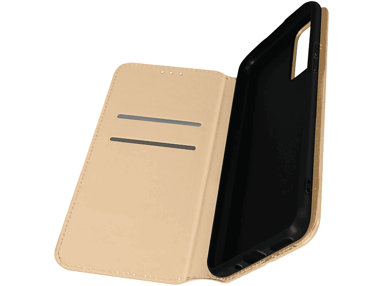 X5, Bookcover, Series, Backcover Classic mit Oppo, AVIZAR Find Oppo Magnetklappe Edition, Gold