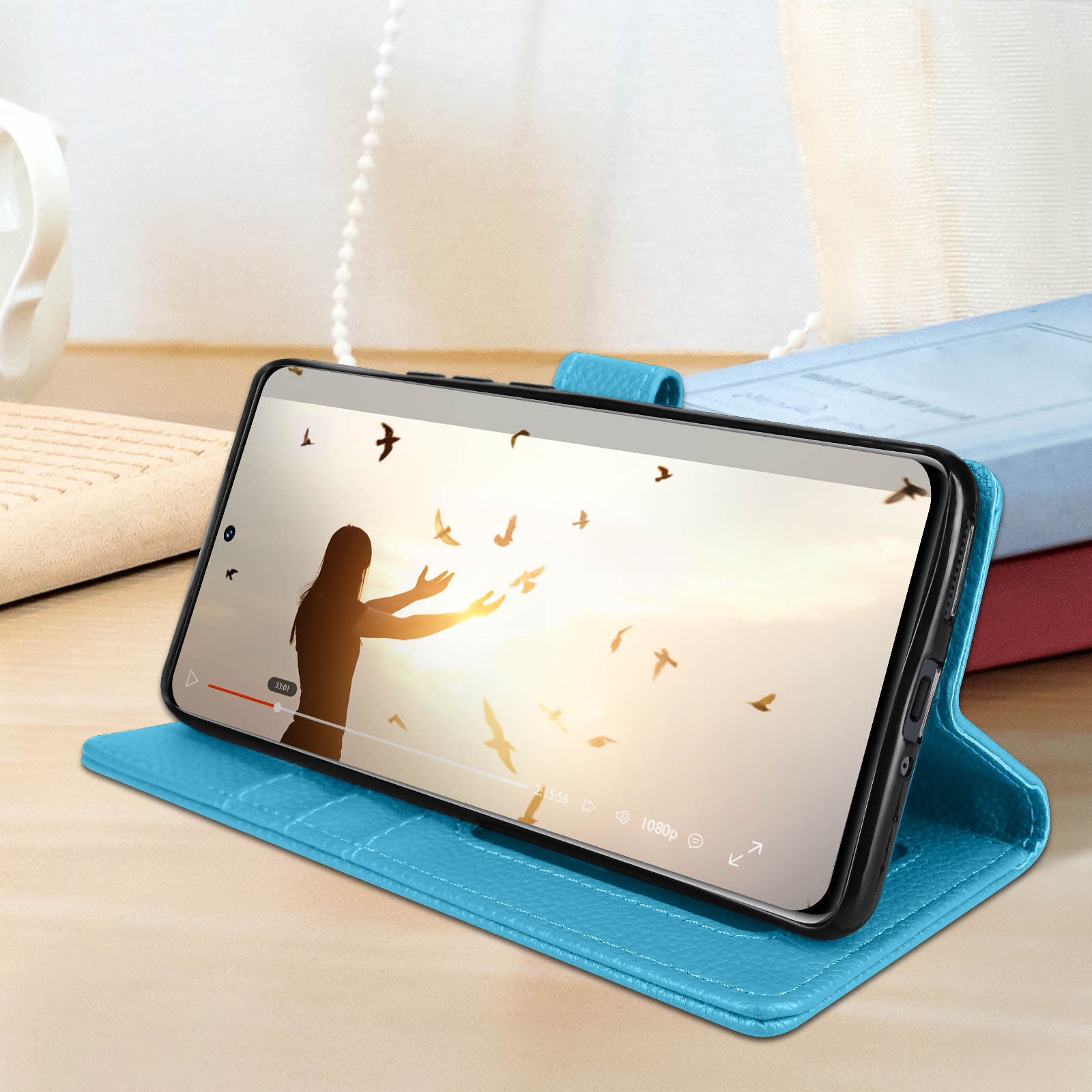 AVIZAR Lenny Series, Bookcover, Xiaomi, 12X, Blau Xiaomi