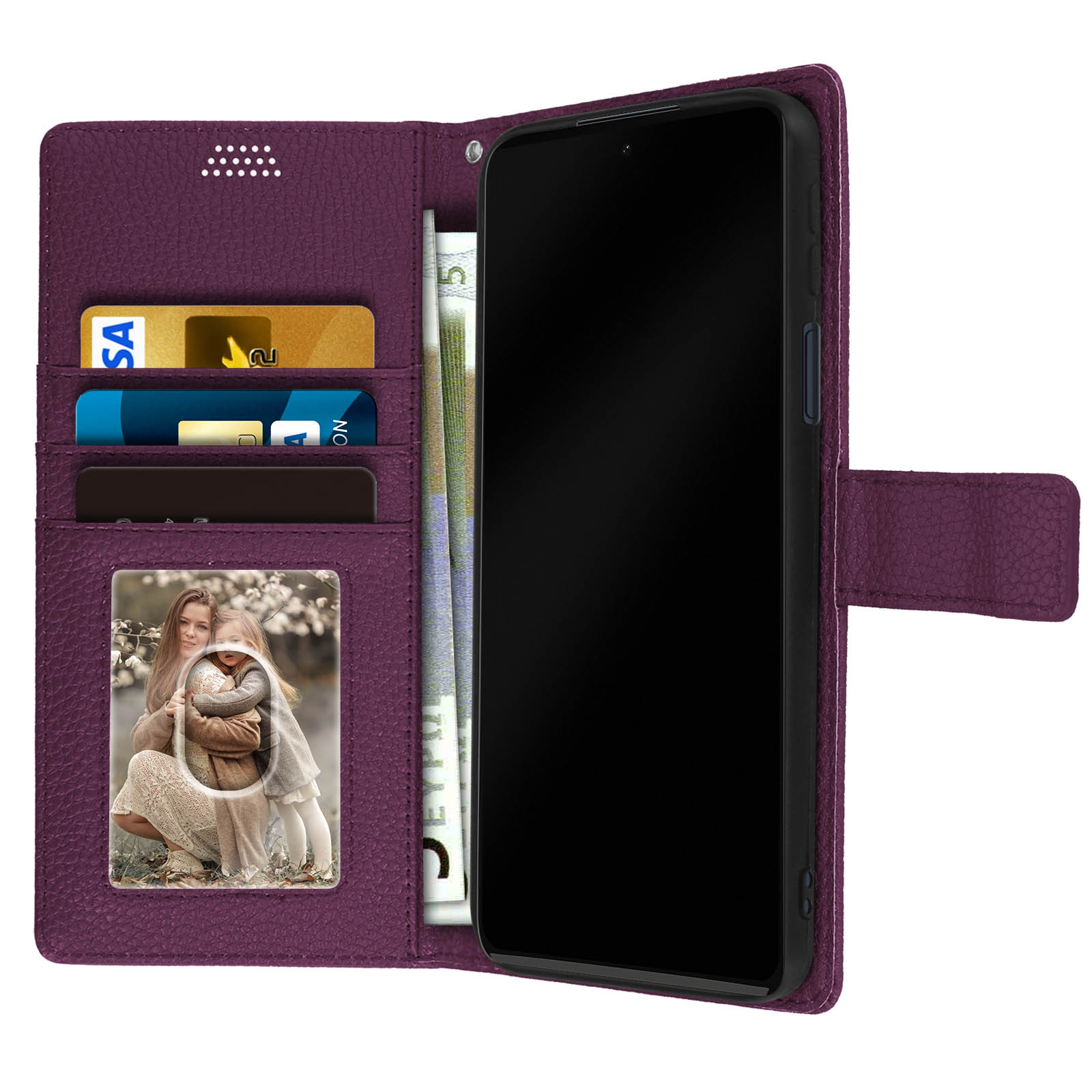 AVIZAR Pro, Violett 30 Lenny Series, Edge Bookcover, Motorola,