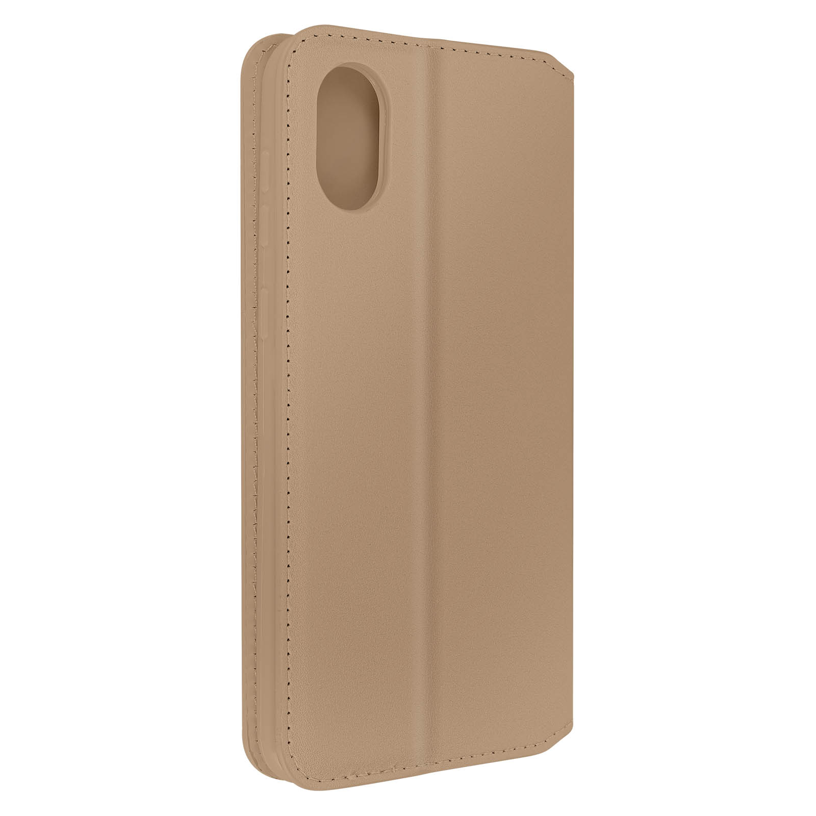 AVIZAR Classic mit Series, Core, Bookcover, Backcover Edition, Samsung, A03 Magnetklappe Gold Galaxy