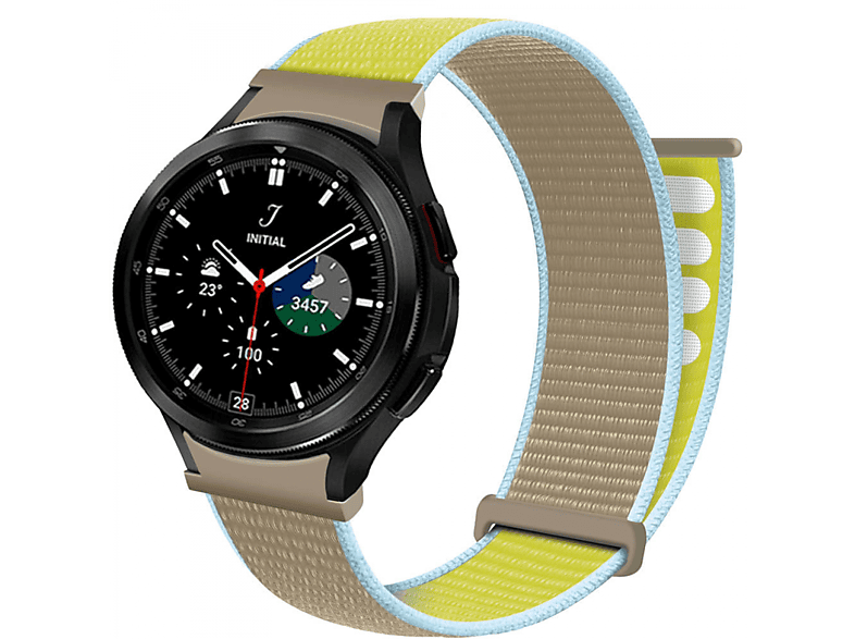 CASEONLINE Nylon, Smartband, Samsung, Galaxy Watch 4 Classic (46mm), Camel