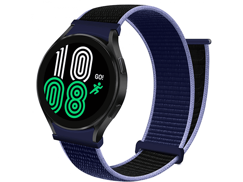 CASEONLINE Nylon, Smartband, Samsung, (44mm), Midnight Blue Watch Galaxy 4