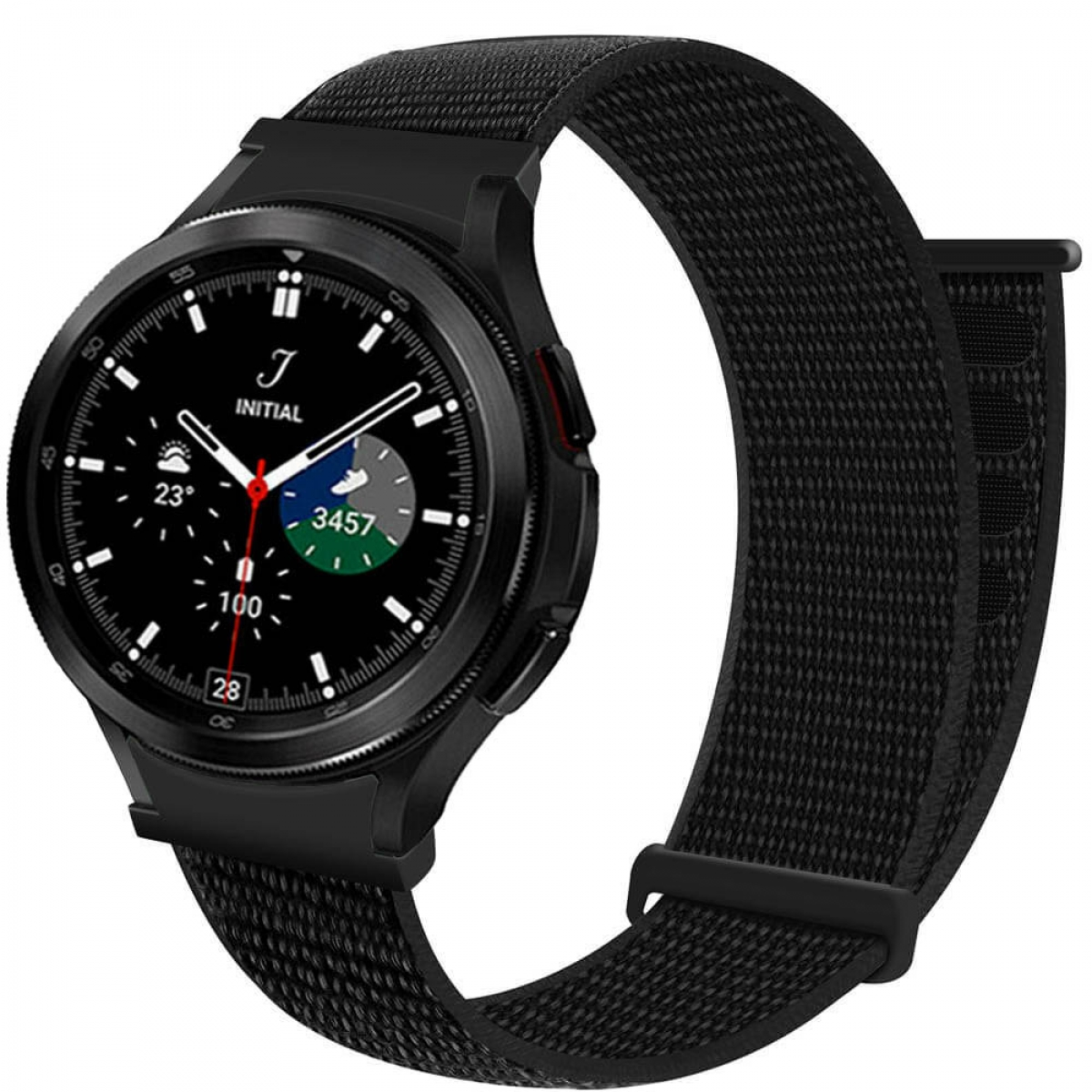 CASEONLINE Nylon, Smartband, Samsung, Galaxy 4 Classic Black Dark Watch (46mm)