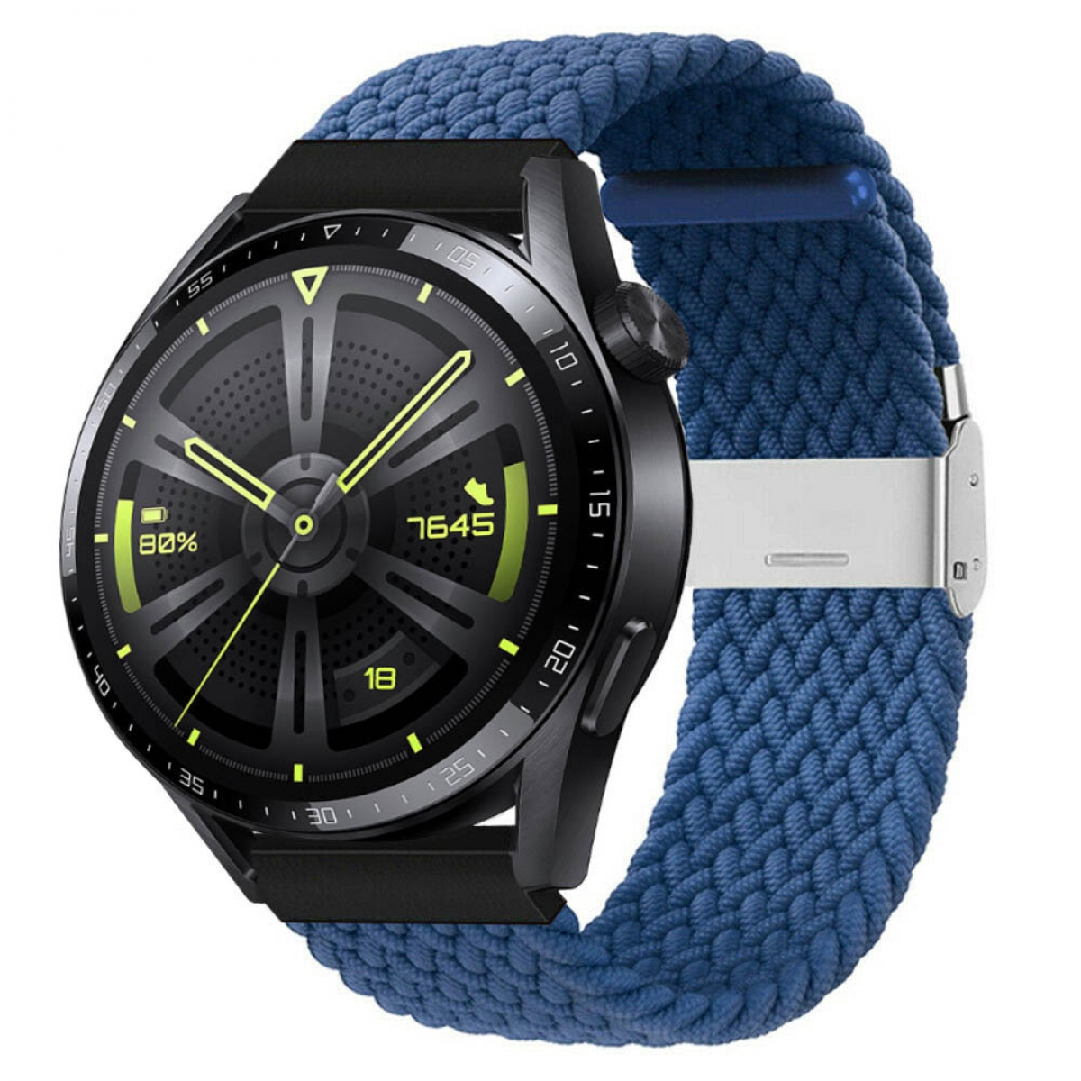 Huawei, 46mm, Sportarmband, Blau GT3 CASEONLINE Watch Braided,