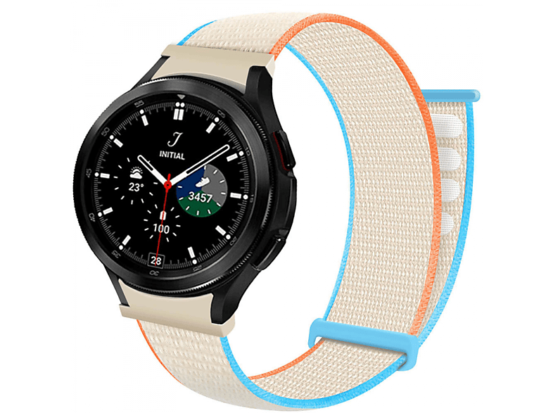 CASEONLINE Nylon, Smartband, Samsung, (46mm), Cream Watch Galaxy 4 Classic
