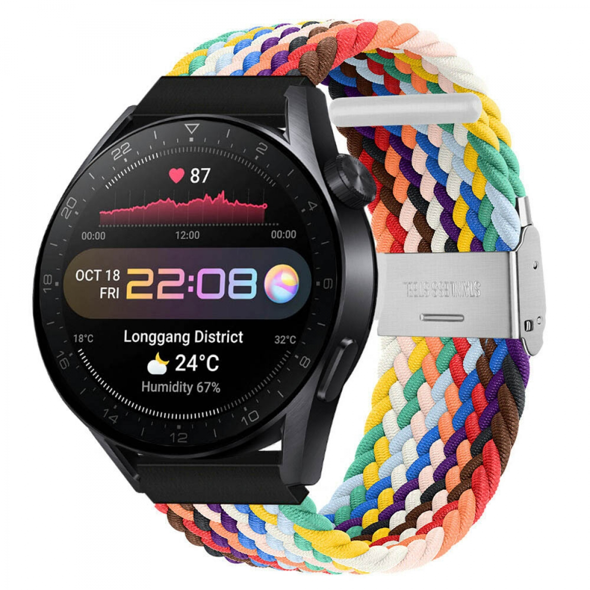 Pride Pro, Edition Huawei, Braided, CASEONLINE Watch Sportarmband, 3