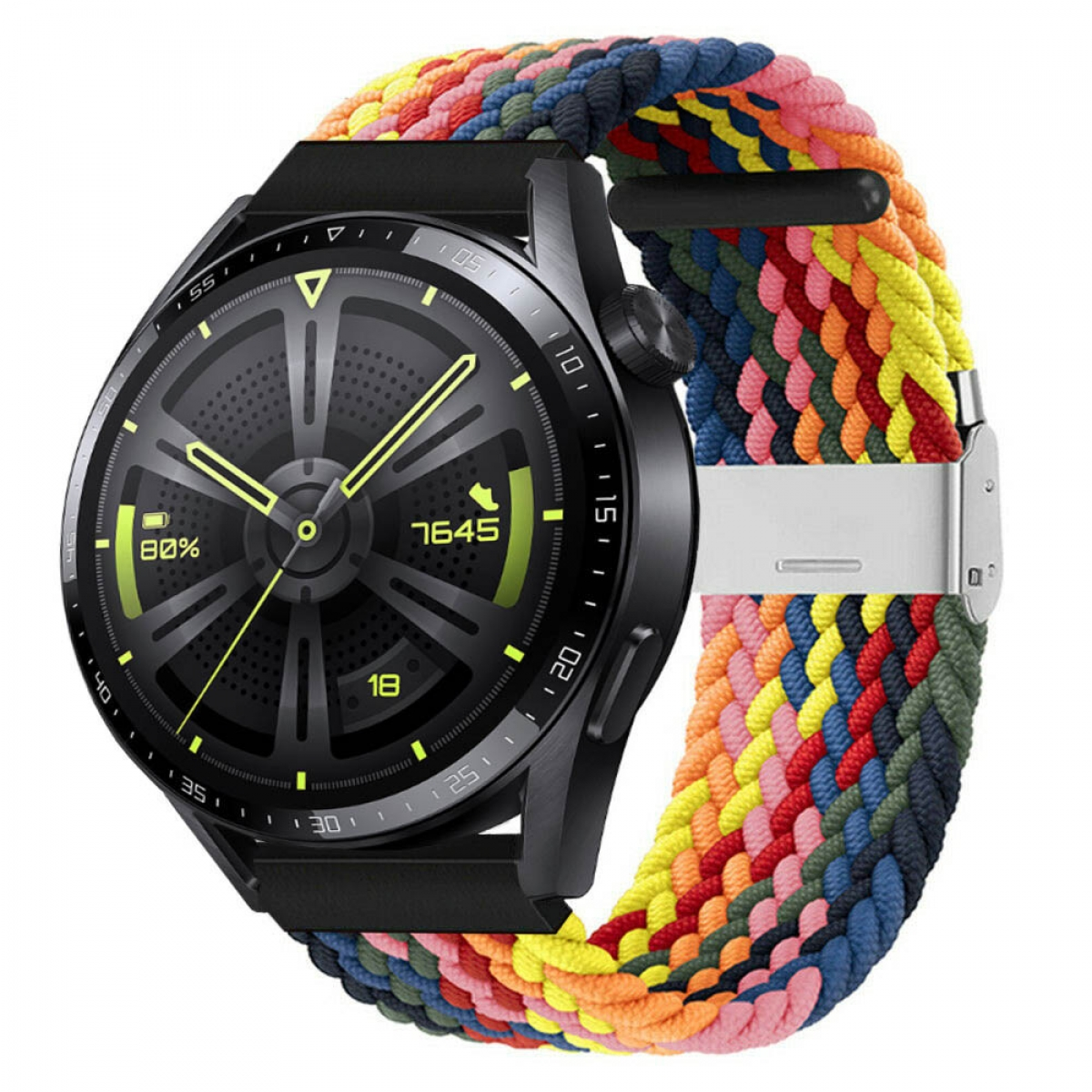 Braided, Sportarmband, Rainbow CASEONLINE Huawei, 46mm, GT3 Watch