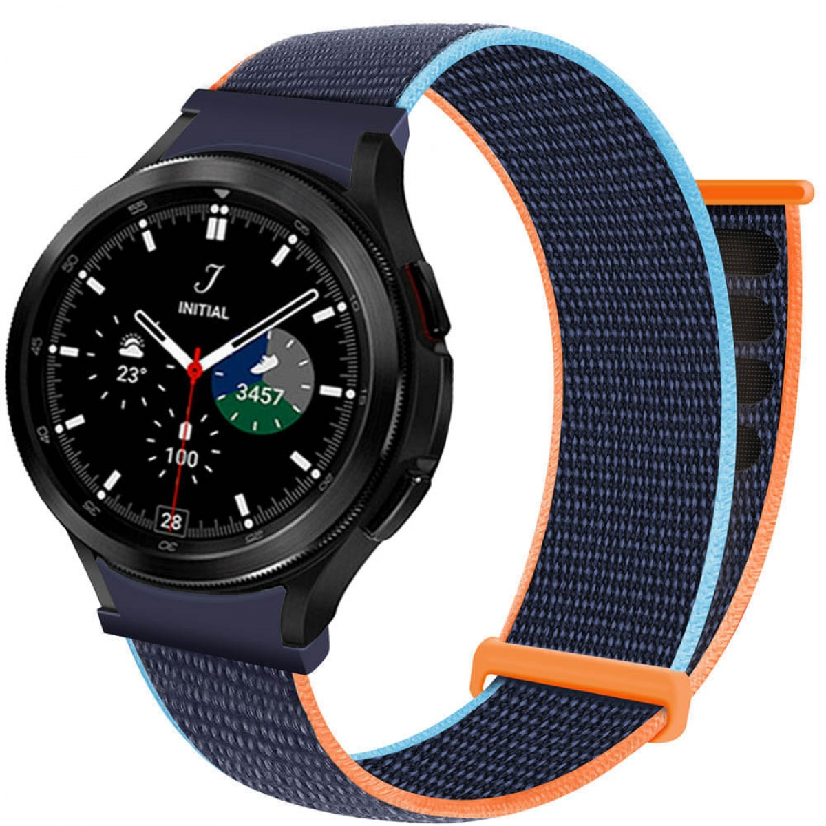 Galaxy Nylon, Watch 4 Smartband, Navy Classic (46mm), Samsung, CASEONLINE Deep