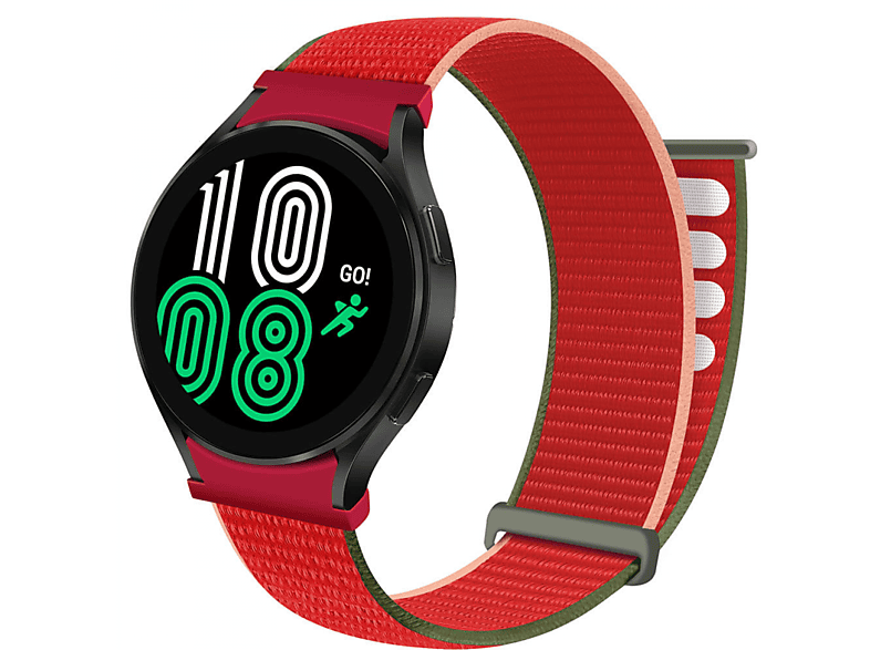 CASEONLINE Nylon, Smartband, Strawberry (44mm), Samsung, 4 Galaxy Watch