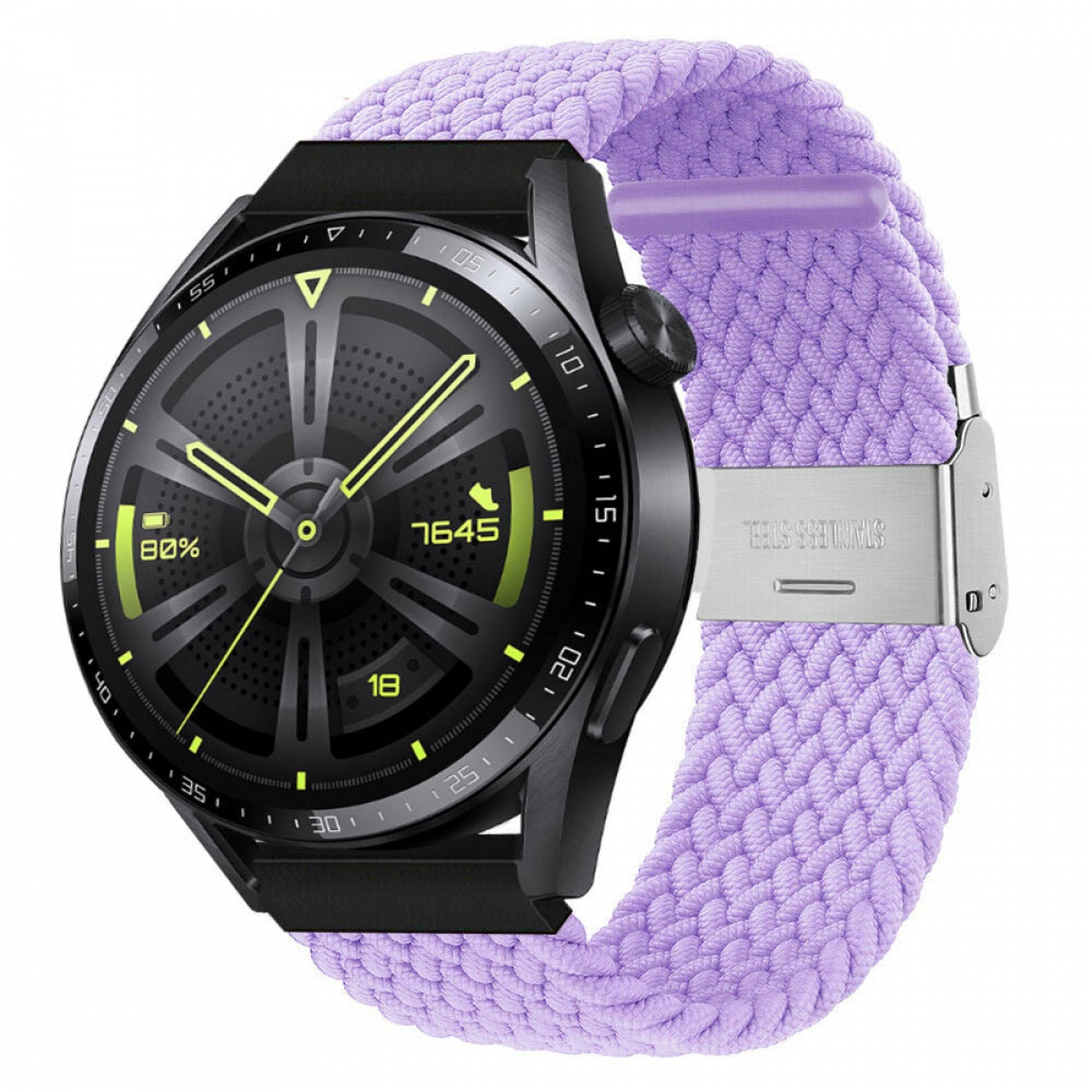 CASEONLINE Braided, GT3 46mm, Lila Watch Helles Sportarmband, Huawei,