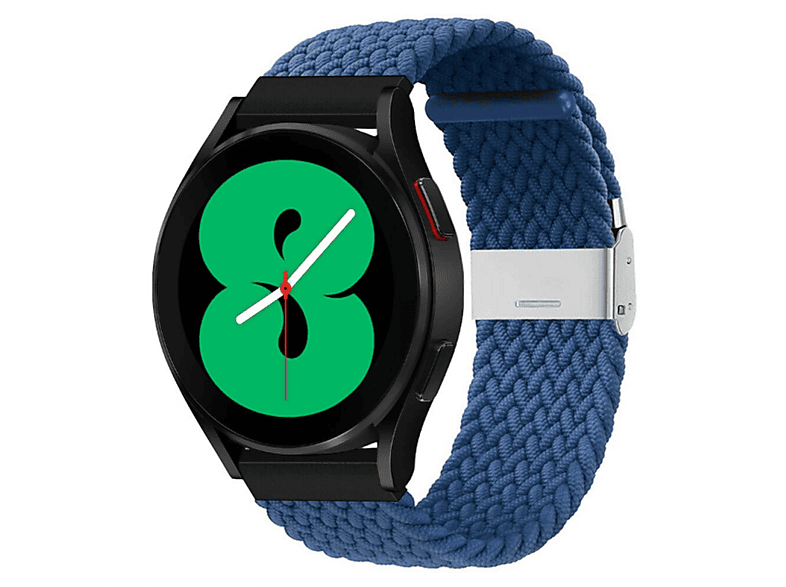 CASEONLINE Watch 4 Blau Samsung, (40mm), Sportarmband, Braided, Galaxy