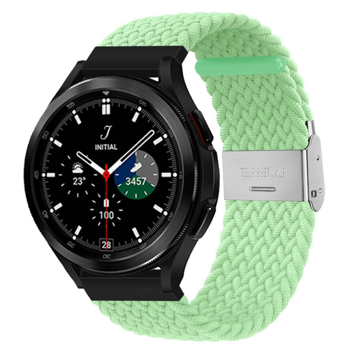 4 Samsung, CASEONLINE Watch Galaxy Classic Sportarmband, Pistazie Braided, (46mm),