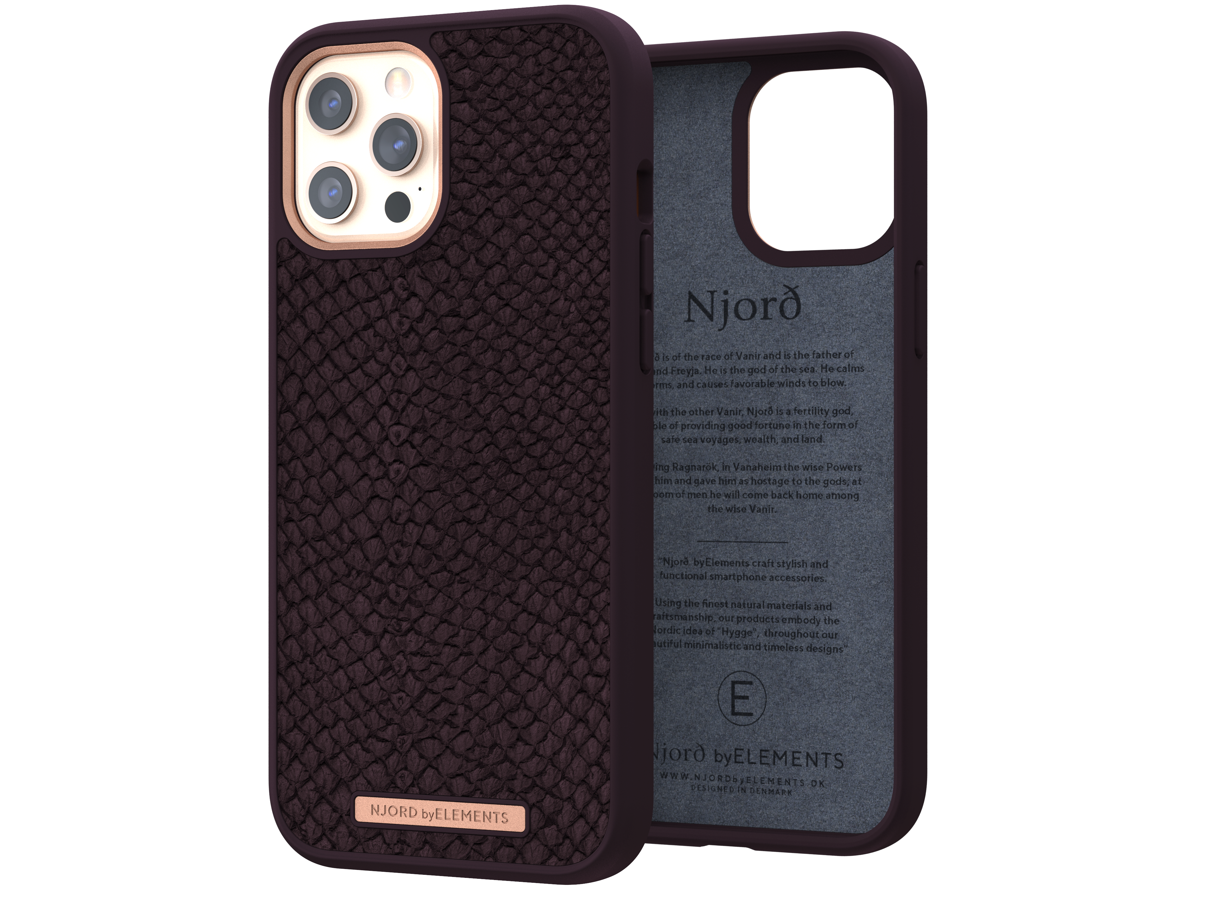 NJORD Njord, Backcover, Apple iPhone Purple Max, 12 12 iPhone Pro Pro Max