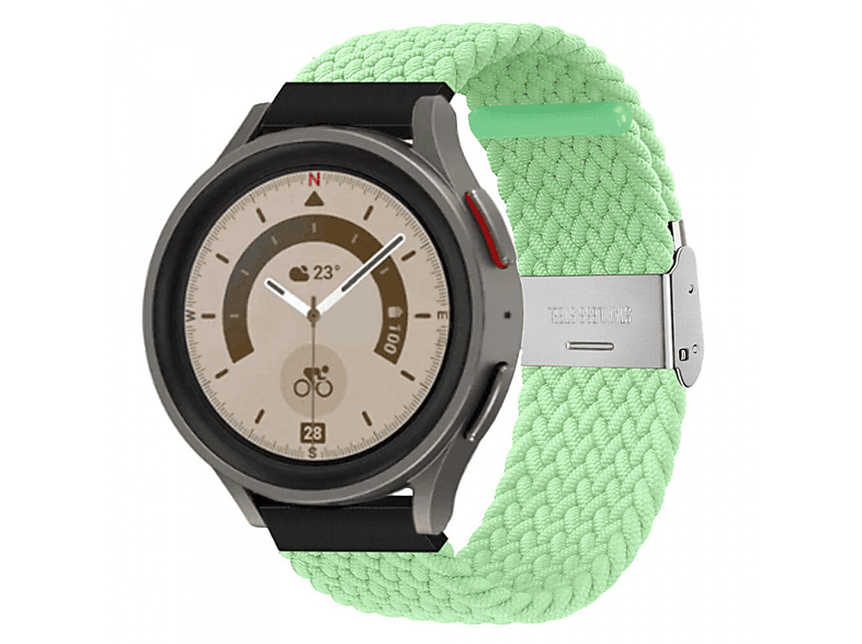 CASEONLINE Braided, Galaxy Watch Pistazie 5 Pro Sportarmband, (45mm), Samsung