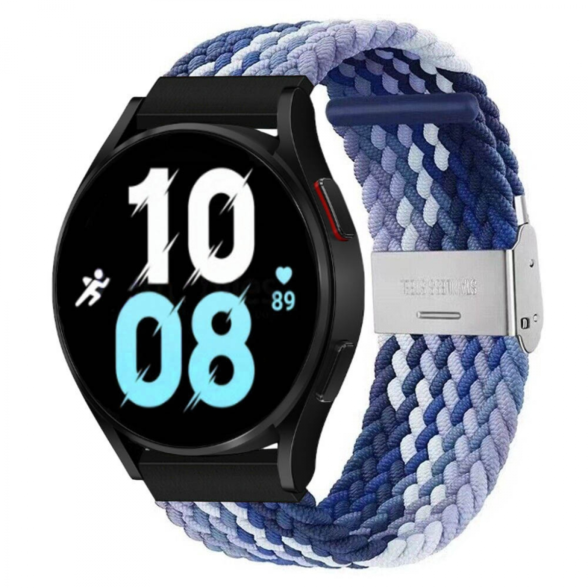 CASEONLINE Braided, Sportarmband, Samsung, Galaxy (44mm), 5 Gradient blue Watch