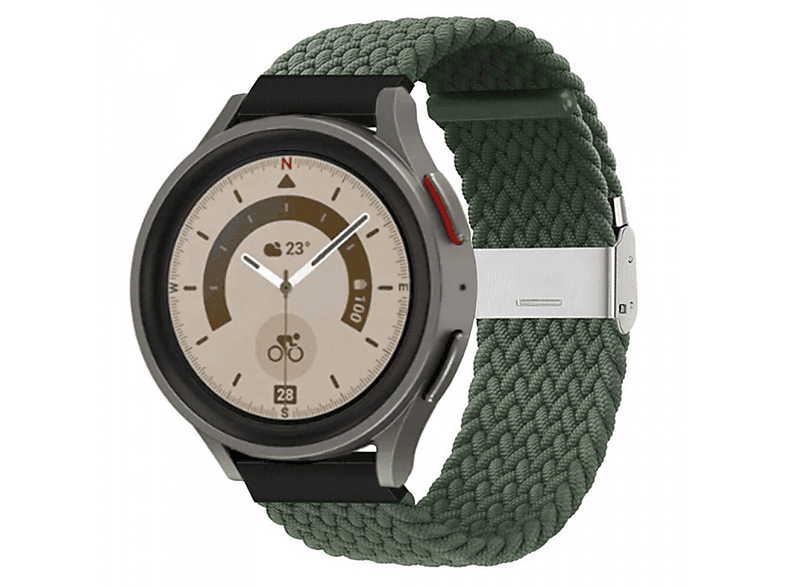 CASEONLINE Army Pro Braided, Samsung, Watch Galaxy (45mm), Sportarmband, 5