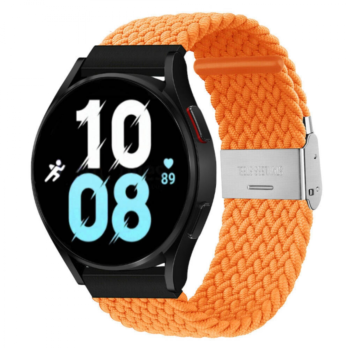 CASEONLINE Braided, Sportarmband, Samsung, Orange 5 (44mm), Galaxy Watch