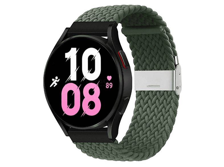 CASEONLINE Braided, Sportarmband, Samsung, Galaxy Watch 5 (40mm), Army