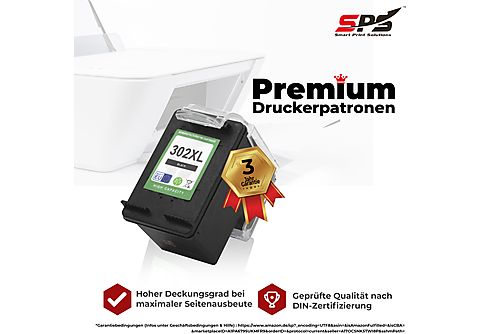 SPS S-15547 Tintenpatrone Schwarz (F6U68AE 302XL / Officejet 3833) |  MediaMarkt