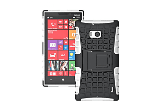 CASEONLINE 2i1, Backcover, Microsoft, Lumia 930, Weiß
