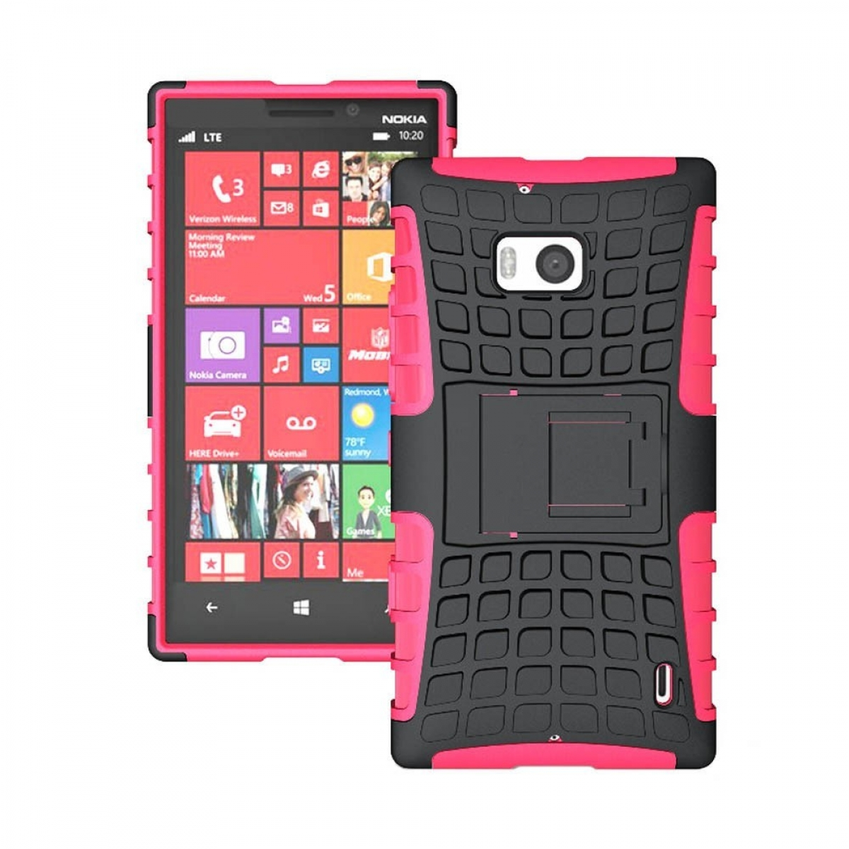 CASEONLINE 2i1, Backcover, Lumia Microsoft, Pink 930
