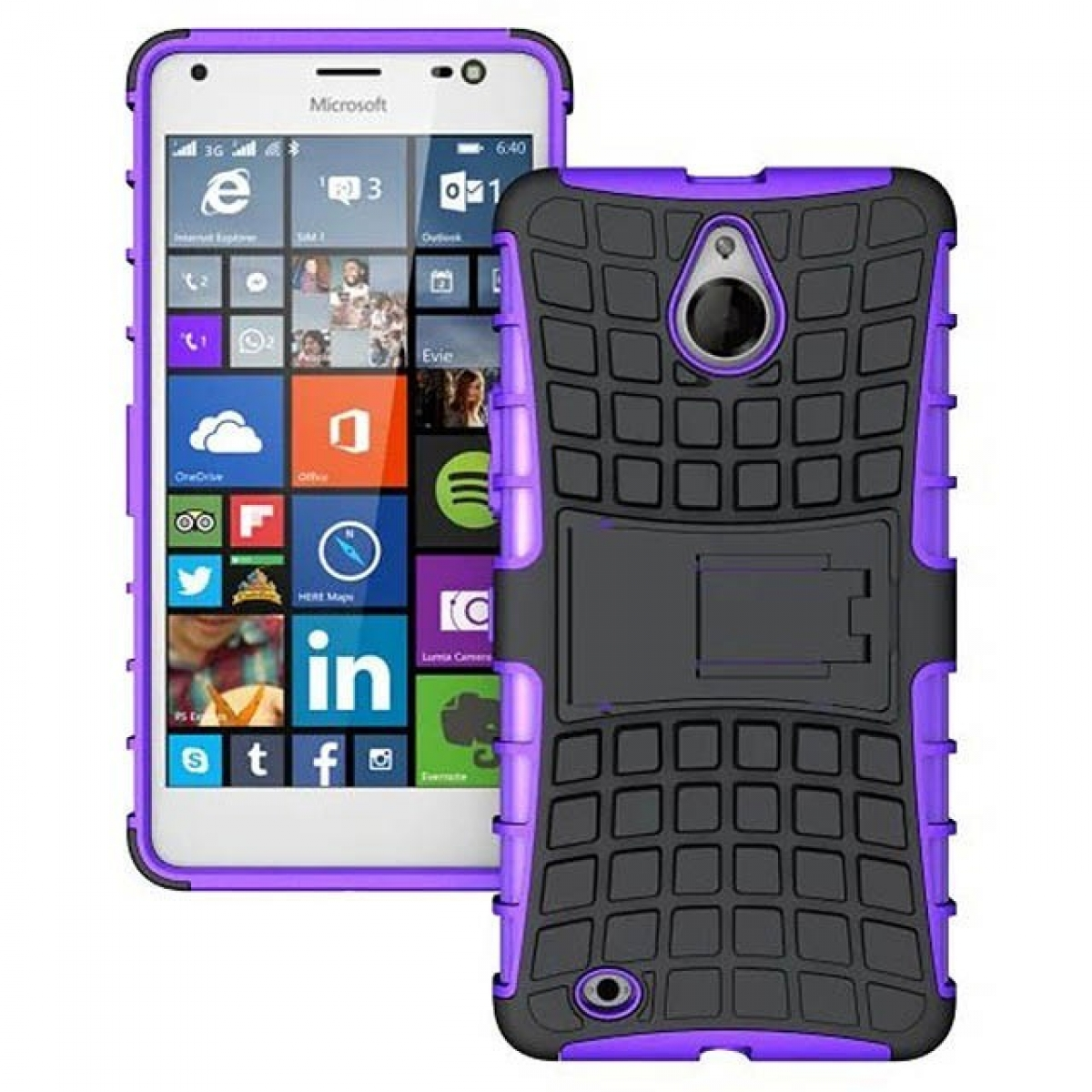 Lumia Backcover, 850, 2i1, Microsoft, CASEONLINE Violett