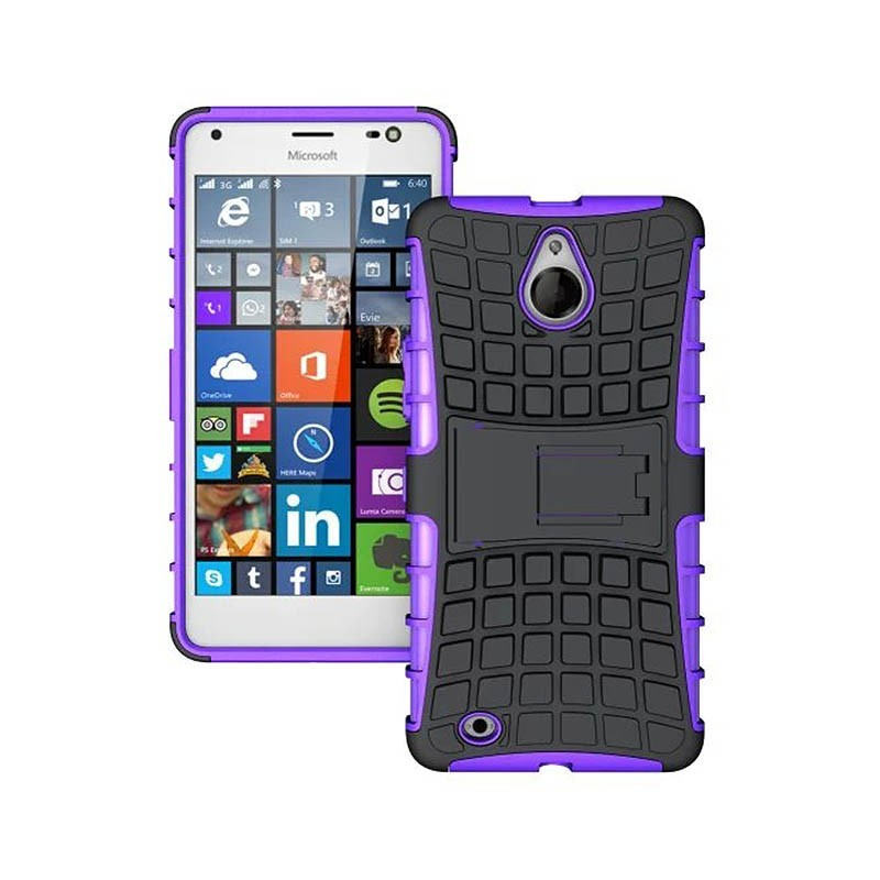 CASEONLINE 2i1, Backcover, Microsoft, Lumia Violett 850