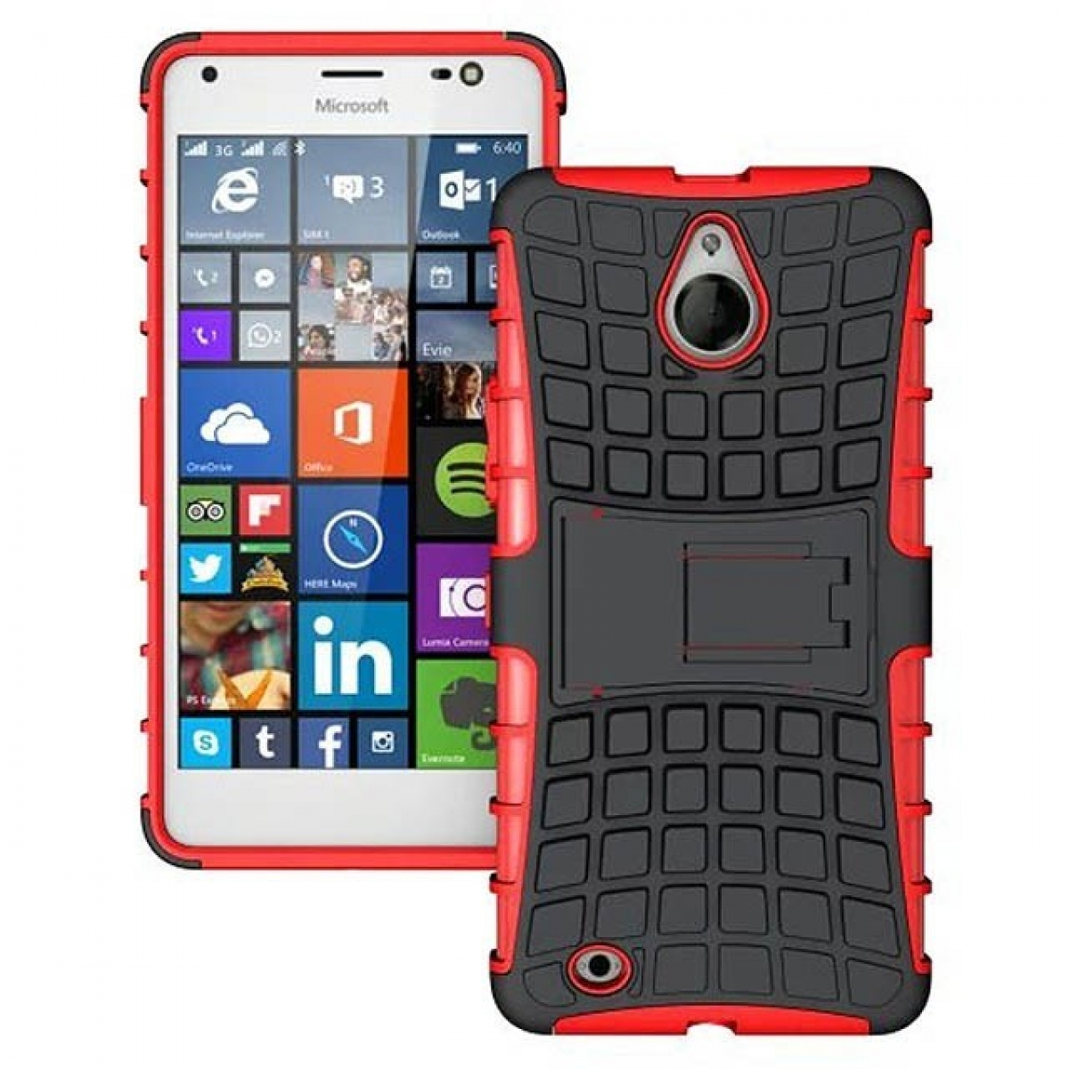 Lumia 850, Rot 2i1, Microsoft, Backcover, CASEONLINE
